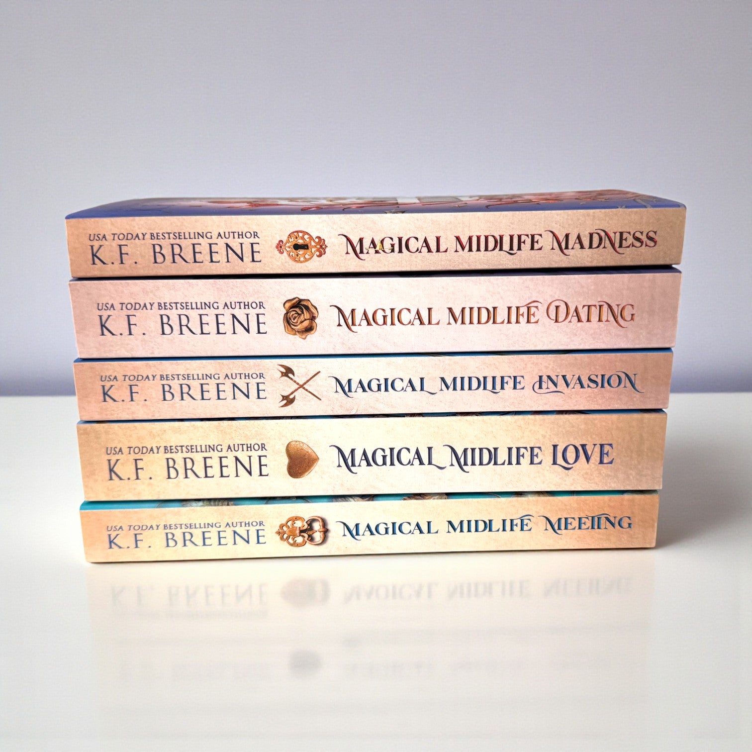 Books 1-5 Leveling Up/Magical Midlife Series Bundle