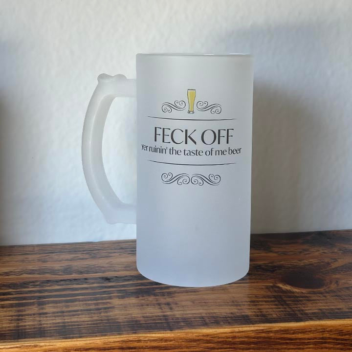 Frosted Beer Mug, made-to-order