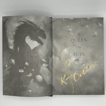 A Queen of Ruin Special Edition Hardcover w/Sprayed Edges (Deliciously Dark Fairytales series, book 4)