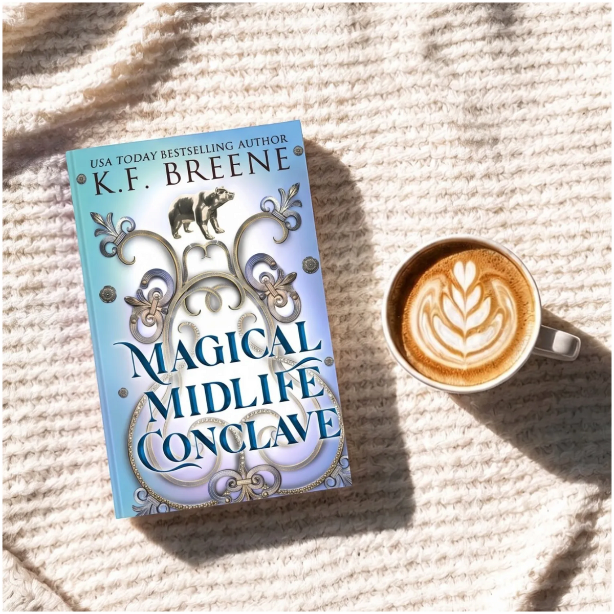 K.F. Breene Swag Shop signed paperback of Magical Midlife Conclave, book 13 in the Leveling Up series, 2nd edition.